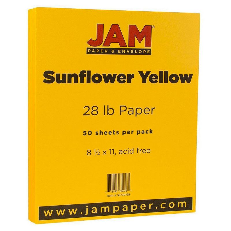 JAM Paper 50pk Basis 28lb Paper 8.5" x 11", 1 of 5