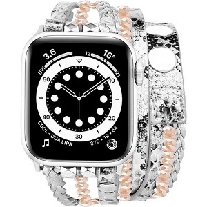 Worryfree Gadgets Fabric Easy Wrap-around Wrist Band for Apple Watch - 1 of 4