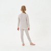 Super Soft TENCEL™ Lyocell & Pima Cotton Pajama - White Striped - 4 of 4
