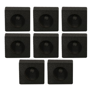 QPower QBomb QBTW6.5 Single 6.5 Inch Bedliner Spray Car Box Speaker Subwoofer Enclosures (8 Pack) - 1 of 4
