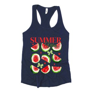 Simply Sage Market Watermelon Chart Summer Vibes Racerback Tank - 1 of 3