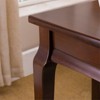 Leick Home Stratus Narrow Chairside Table in Heartwood Cherry - 4 of 4