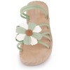 Allegra K Women's Espadrille Sunflower Decor Slip-on Strappy Beach Sandals - 2 of 4