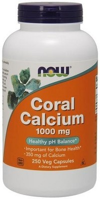 Coral Calcium - 1000mg by Now Foods  -  250 VegCap