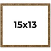 PosterPalooza | Textured Gold Picture Frame - UV Acrylic, Backing Board, Hanging Hardware Included - 3 of 4
