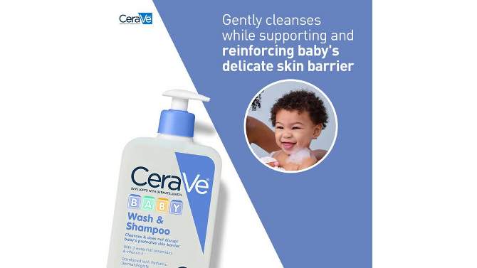 CeraVe Baby Bath Wash - 16 fl oz, 2 of 12, play video