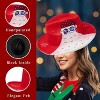 4E's Novelty Christmas Fedora Hat for Adults, Men & Women - Holiday Party Dress Up Costume Accessories & One Size Fedora Hats for Women & Men - 4 of 4