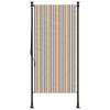 vidaXL Outdoor Roller Blind Yellow and White 39.4"x106.3" Fabric&Steel - 3 of 4