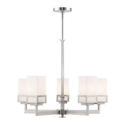 Livex Lighting Harding 5 - Light Chandelier in  Brushed Nickel