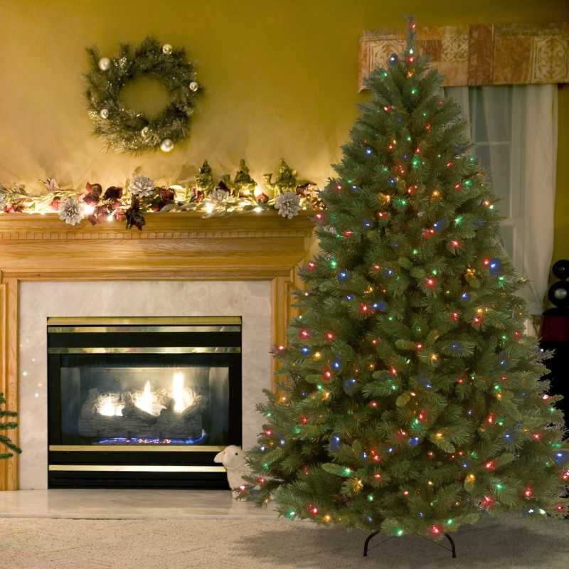 National Tree Company 7.5 ft. Winchester Pine Tree with Multicolor Lights, 3 of 8