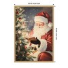 Amanti Art Santa Reading II by Melloi Art Prints Canvas Wall Art Print Framed - 3 of 4