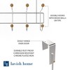 Hastings Home Over-the-Door 6-Hook Metal Coat Rack - 3 of 4