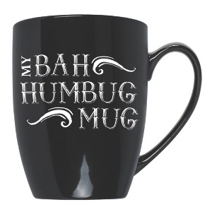 Elanze Designs My Bah Humbug Mug Black 10 ounce New Bone China Coffee Cup Mug - 1 of 1