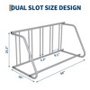 COZONY Freestanding Floor Bike Rack,Multi-Sided Bicycle Parking Stand for Garage Yard Outdoor Storage - 2 of 4
