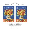 Blessed Floral Arrangement Garden Linen Flag - 3 of 4