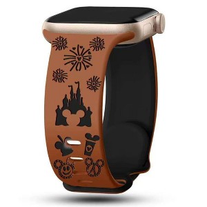 HTUTWOO Cartoon Embossed Band Compatible with Apple Watch Bands 40mm 38mm 44mm 45mm 41mm 42mm 49mm,for iWatch Series 10 9 8 7 6 5 4 3 2 1 Ultra - 1 of 4