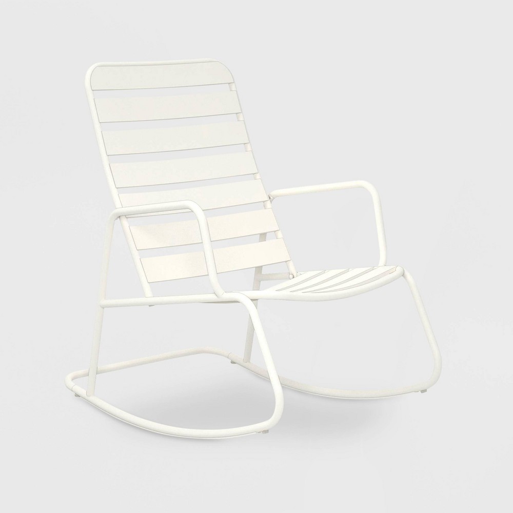 Roberta Indoor Outdoor Rocking Chair White Novogratz