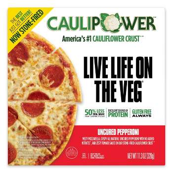 CAULIPOWER Uncured Pepperoni Stone-fired Cauliflower Crust Frozen Pizza - 11.3oz