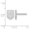 Black Bow Jewelry Sterling Silver Vegas Golden Knights NHL Stud Earrings - 2 of 3
