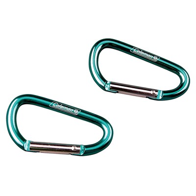 Unique Bargains Aluminum D Ring Carabiner With 3 Key Ring Green 1 Pc :  Target