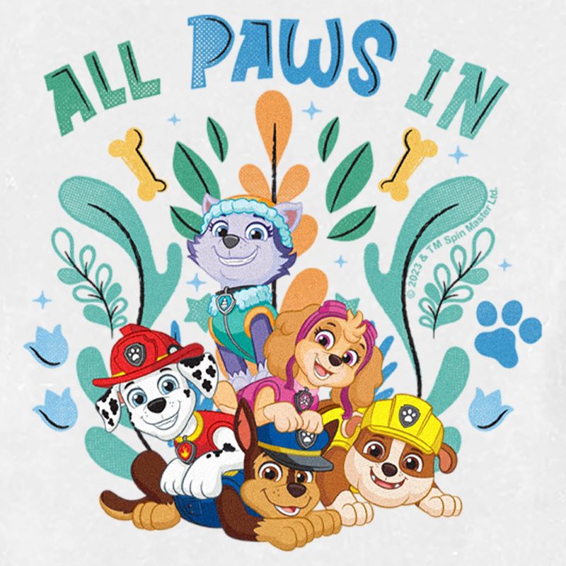 Toddler's PAW Patrol All Paws In Team T-Shirt, 2 of 4