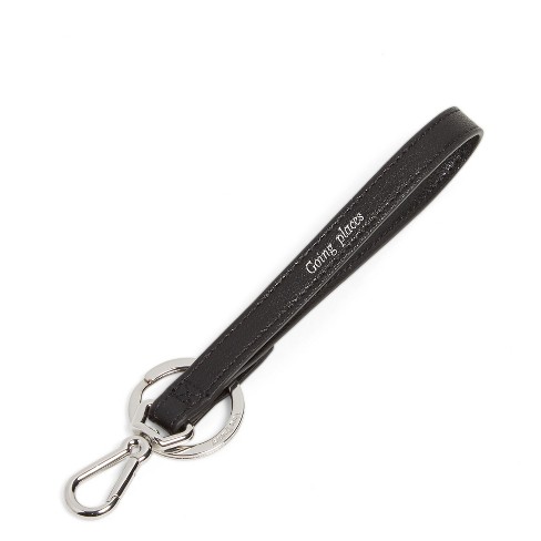 Vera Bradley Women's Faux Leather Wristlet Strap Keychain Black : Target