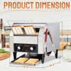 Winado 14.4 in. 1700W 110V Commercial Conveyor Toaster With 300 Slices/Hour - 2 of 4