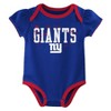 NFL New York Giants Infant Girls' 3pk White Bodysuit - image 4 of 4