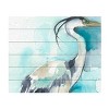 Trademark Fine Art -Jennifer Goldberger 'Heron Splash I' Wood Slat Art - 2 of 4