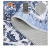 Large Machine Washable Velvet Area Rug - Non-Slip, Foldable, Soft Low Pile Vintage Carpet For High Traffic Living Rooms & Bedrooms - 4 of 4
