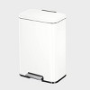 EKO Stainless Steel 50L Madison Step Trash Can - 2 of 4