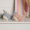 Handmade Whale Plush Toy, Peach Color Pattern - 4 of 4