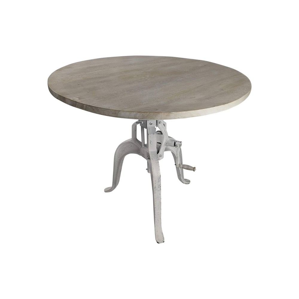Photos - Dining Table Bentley Adjustable Crank  Whitewash - Carolina Chair & Table