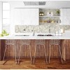 NextWall Alaska Gray and Gold Faux Inlay Hexagon Peel and Stick Wallpaper - 2 of 4