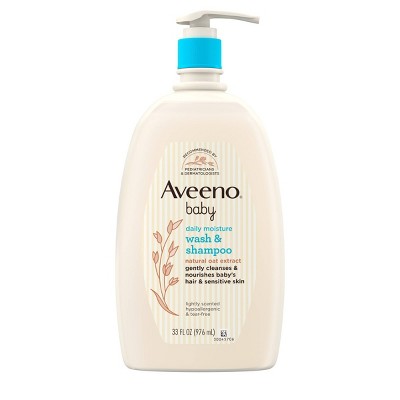 Aveeno Baby Wash & Shampoo 354ml, Sensitive Skin, Beauty