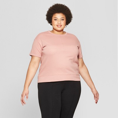 plus size short sleeve sweatshirts