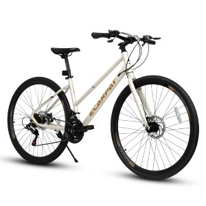 Zeus & Ruta 700Cx35 Road Bicycle with Aluminum Alloy Wheels, 21-Speed Gear System, Disc Brakes and Wide Tires, for Adults and Students - 1 of 4