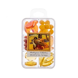 John Bead Masterpiece Collection Mixed Glass Bead Box When Will You Marry by Paul Gauguin 85g - 1 of 4