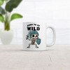 Crazy Dog Born to Be Wild Skeleton Mug Funny Sarcastic Warrior Graphic Novelty Coffee Cup-11oz - 2 of 4