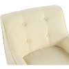 Kumasinova Stylish Arm Chair with Brich Wood Legs,Modern Accent Chair with Tufted Back,Comfy Reading Chair for Living Room & Bedroom - 4 of 4