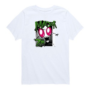 Boys' - Invader ZIM - ZIM and GIR Short Sleeve Graphic T-Shirt - 1 of 4