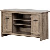 HomeStock Corner TV Stand with Sliding Doors - 2 of 4