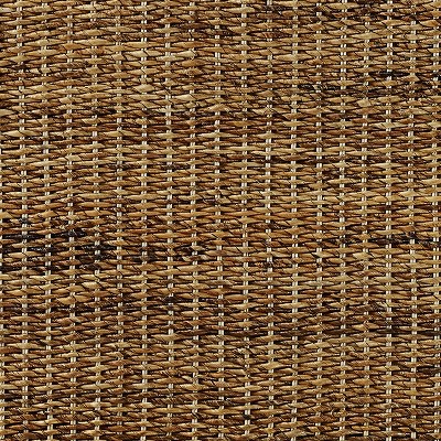 Serena Coastal King Bed with Rattan Upholstered Headboard