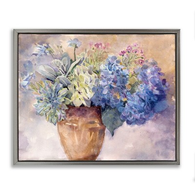 Stupell Industries Purple Hydrangea Painting, 21" x 17"