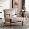 NicBex Mid-Century Modern Accent Chair with Plush Cushioning Upholstery Living Room Chair Comfy Chair Lounge Chair for Bedroom, Light Camel - 2 of 4