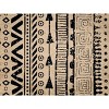 Deerlux Boho Living Room Area Rug with Nonslip Backing, Bohemian Tribal Print Pattern, 4 x 6 ft Small - 4 of 4