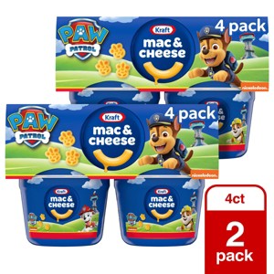 Kraft PAW Patrol 2 Pack/7.6oz/4ct Each Microwavable Mac and Cheese Cups - 1 of 4