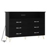 6-Drawer Dresser - Modern Storage Cabinet with TV Stand Functionality - 2 of 4