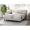 Queen Size Platform Bed with Upholstered Headboard for Bedroom - 2 of 4