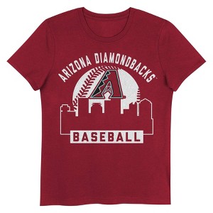 MLB Arizona Diamondbacks Girls' Crew Neck T-Shirt - 1 of 1